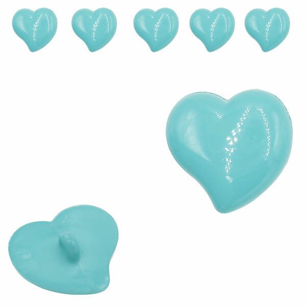 Botão Infantil Coração c/25un - 33937